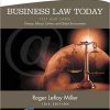 (Original PDF) Business Law Today, Comprehensive: Text and Cases: Diverse, Ethical, Online, and Global Environment 10th Edition