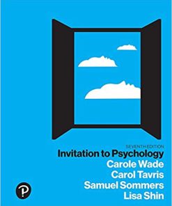 (Original PDF) Invitation to Psychology 7th Edition by Carole Wade