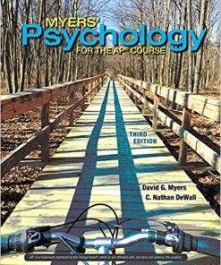 (eBook PDF) Myers Psychology for the AP Course 3rd Edition by David Myers