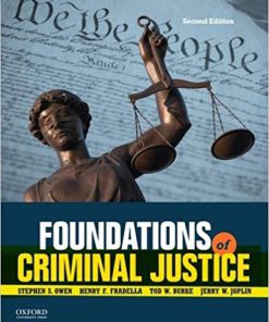 (Original PDF) Foundations of Criminal Justice 2nd Edition by Stephen S. Owen