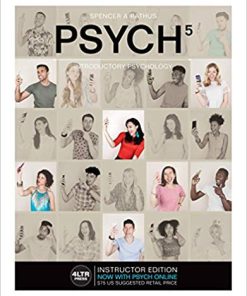 (Original PDF) PSYCH 5 5th Edition by Spencer A. Rathus