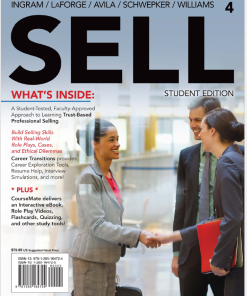 (Original PDF) SELL 4 4th Edition by Thomas N. Ingram