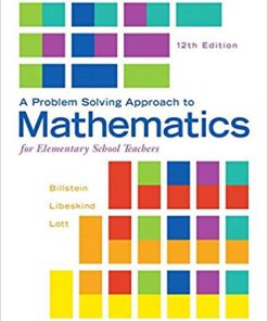 (Original PDF) A Problem Solving Approach to Mathematics for Elementary School Teachers 12th Edition