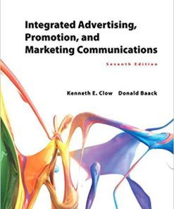 (Original PDF) Integrated Advertising, Promotion, and Marketing Communications 7th Edition