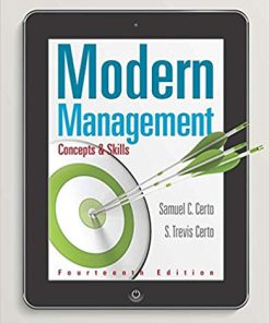 (Original PDF) Modern Management: Concepts and Skills 14th Edition by Samuel C. Certo