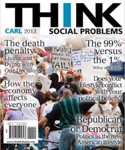 (Original PDF) THINK Social Problems 2nd Edition by John D. Carl