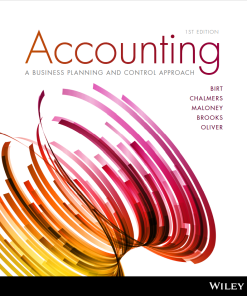 (Original PDF) Accounting: A Business Planning And Control Approach, 1st Edition