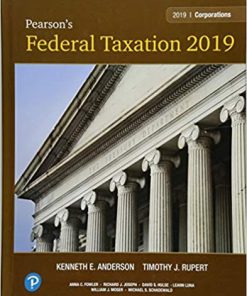 (eBook PDF) Pearson's Federal Taxation 2019 Corporations, Partnerships, Estates & Trusts 32nd Edition