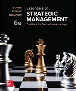 (Original PDF) Essentials of Strategic Management The Quest for Competitive Advantage 6th Edition