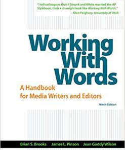 (eBook PDF) Working With Words 9th Edition by Brian S. Brooks