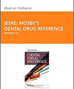 (Original PDF) Mosby's Dental Drug Reference - E-Book 12th Edition