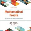 (Original PDF) Mathematical Proofs: A Transition to Advanced Mathematics 4th Edition