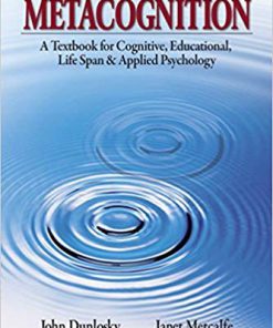 (eBook PDF) Metacognition by John Dunlosky