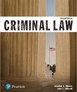 (Original PDF) Criminal Law (Justice Series) 2nd Edition by Jennifer L. Moore