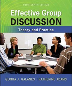 (Original PDF) Effective Group Discussion Theory and Practice 14th Edition