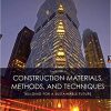(Original PDF) Construction Materials, Methods and Techniques 4th Edition