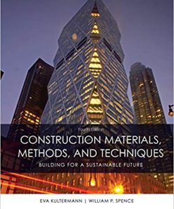 (Original PDF) Construction Materials, Methods and Techniques 4th Edition