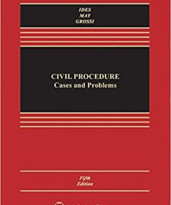 Textbook for Civil Procedure: Cases and Problems (Aspen Casebook Series) 5th Edition,