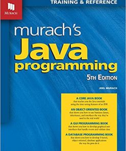 (eBook PDF) Murach's Java Programming 5th Edition by Joel Murach