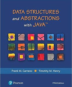(eBook PDF) Data Structures and Abstractions with Java 5th Edition by Frank M. Carrano