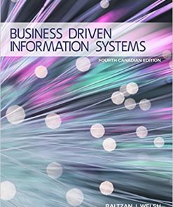 (eBook PDF) Business Driven Information Systems 4th Canadian Edition