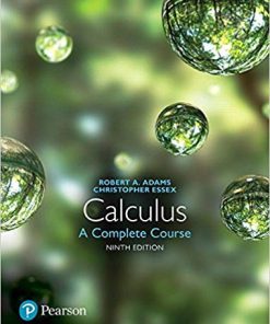 (eBook PDF) Calculus: A Complete Course 9th Edition by Robert A. Adams