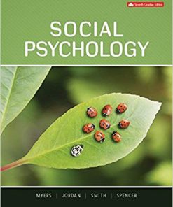 (eBook PDF) Social Psychology 7th Canadian Edition by David Myers
