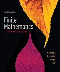 (eBook PDF) Finite Mathematics & Its Applications 12th Edition