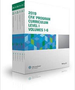 (eBook PDF) CFA Program Curriculum 2019 Level I Volumes 1-6 Box Set