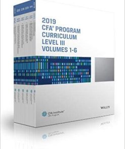 (eBook PDF) CFA Program Curriculum 2019 Level III Volumes 1-6 Box Set