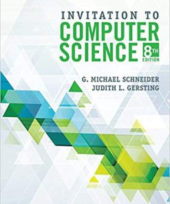 (eBook PDF) Invitation to Computer Science 8th Edition
