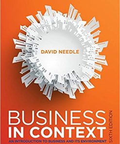 (eBook PDF) Business in Context 6th Edition by David Needle