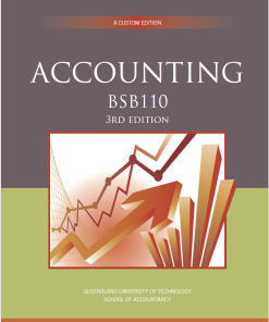 (eBook PDF) Accounting BSB110 (Custom Edition eBook) (3e)