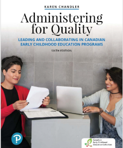(eBook PDF) Administering for Quality: Leading and Collaboration in Canadian Early Childhood Education Programs (6th Edition)