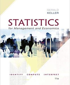 (eBook PDF) Statistics for Management and Economics 11th Edition by Gerald Keller