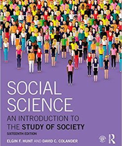 (eBook PDF) Social Science: An Introduction to the Study of Society 16th Edition