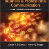 (eBook PDF) Business and Professional Communication: Plans, Processes, and Performance, Books a la Carte (6th Edition)
