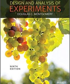 (eBook PDF) Design and Analysis of Experiments, 9th Edition