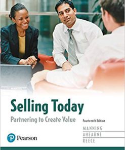 (eBook PDF) Selling Today: Partnering to Create Value 14th Edition