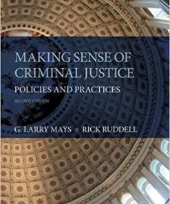 (eBook PDF) Making Sense of Criminal Justice Policies and Practices 2nd Edition