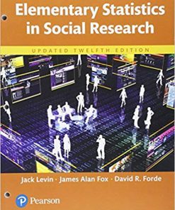 (eBook PDF) Elementary Statistics in Social Research, Updated Edition 12th Edition