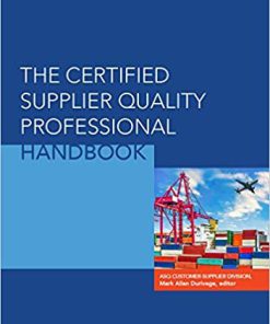 (eBook PDF) The Certified Supplier Quality Professional Handbook