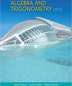 (eBook PDF) Algebra and Trigonometry 4th Edition by James Stewart