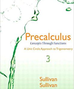 (eBook PDF) Precalculus: Concepts Through Functions, A Unit Circle Approach to Trigonometry 3rd Edition
