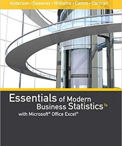 (eBook PDF) Essentials of Modern Business Statistics with Microsoft Office Excel 7th Edition
