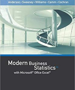 (eBook PDF) Modern Business Statistics with Microsoft Office Excel 6th Edition