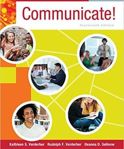 (eBook PDF) Communicate 14th Edition by Kathleen S. Verderber & Rudolph F. Verderber