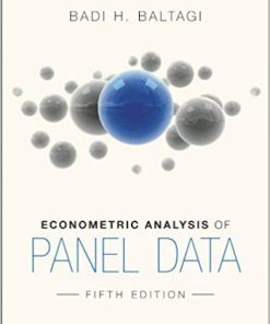 (eBook PDF) Econometric Analysis of Panel Data 5th Edition by Badi H. Baltagi