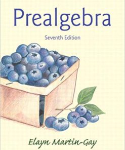(eBook PDF) Prealgebra 7th Edition by Elayn Martin-Gay