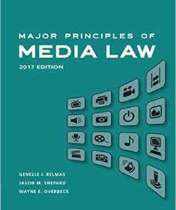 (eBook PDF) Major Principles of Media Law, 2017 by Genelle Belmas